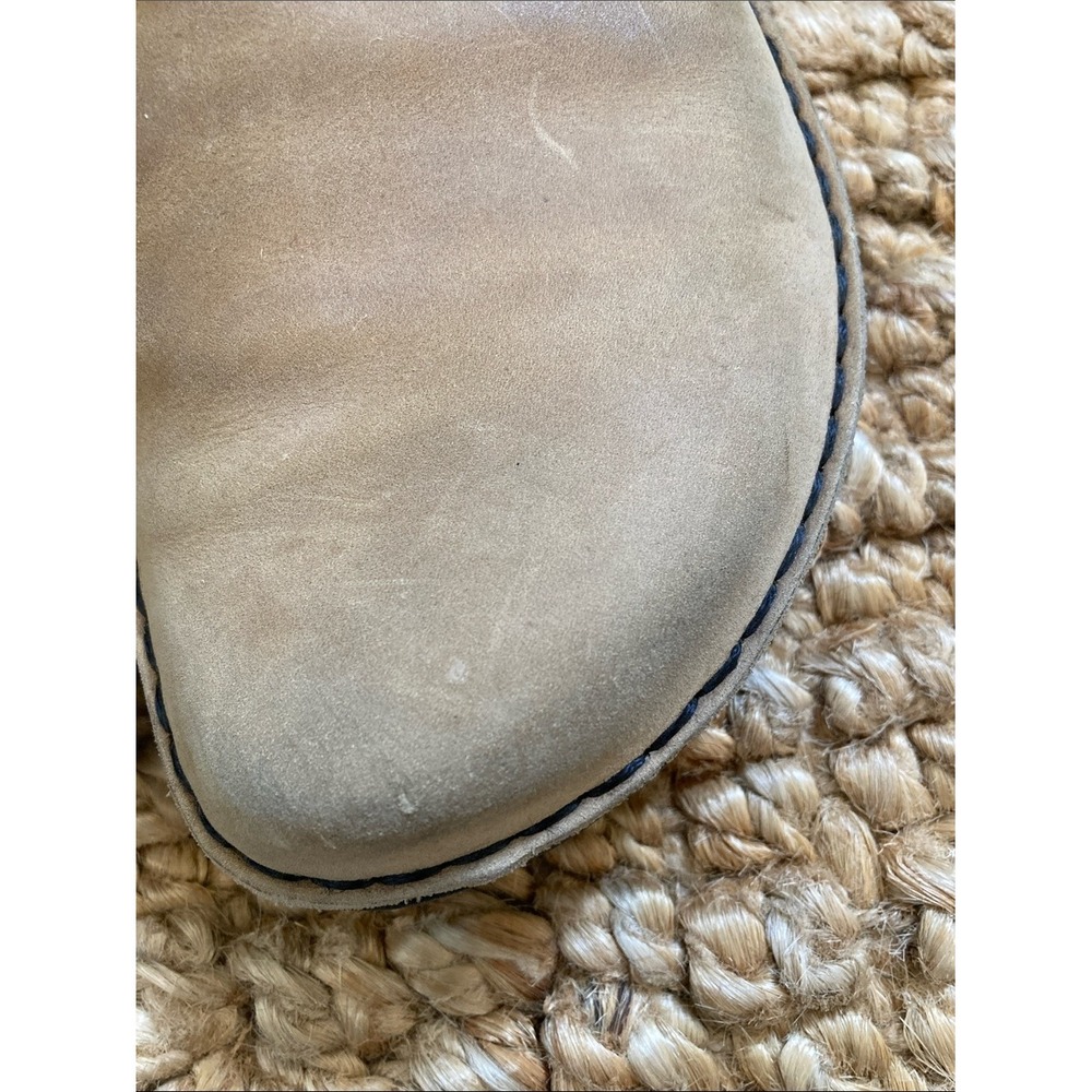 Birkenstock Womens Tan Leather Footprint Oxfords Size 38 Wide Toe Lace Up Shoes - Picture 5 of 12